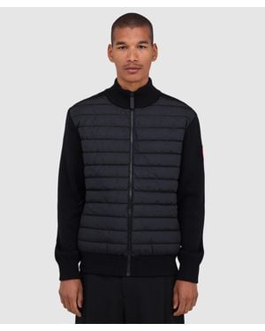 Canada Goose Hybridge Knit Jacket Noir - Blue