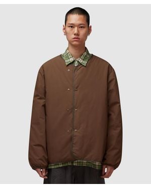 Nanamica Reversible Down Cardigan - Brown