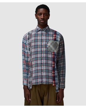 Needles 7 Cuts Flannel Shirt - Blue