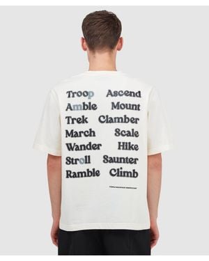 Purple Mountain Observatory Ascend T-Shirt (Star - White