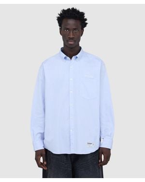 Neighborhood Trad Bd Shirt (Saxe - White