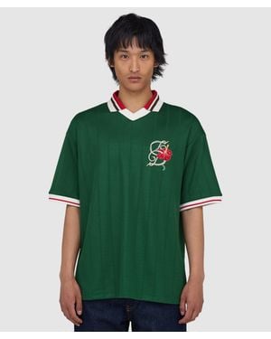 Drole de Monsieur Hibiscus Polo Shirt (Dark - Green