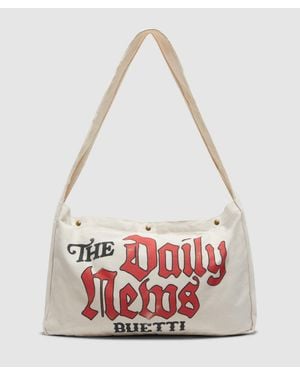 Bubetti Daily News Bag (Natural - White
