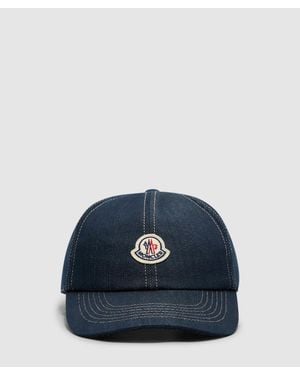 Moncler Tricolor Denim Cap Denim - Blue