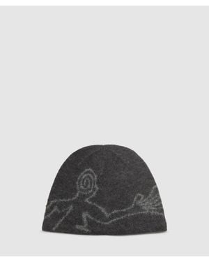 Hiking Patrol Mascot Mohair Beanie (Slate - Black