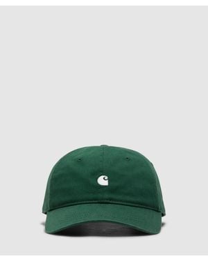 Carhartt Madison Logo Cap (Dark Fir Wax - Green