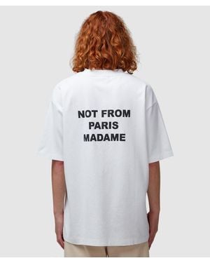 Drole de Monsieur Le T-Shirt Slogan (Optic - White