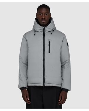 Canada Goose Lodge R Disc Hooded Jacket (Stratus - Gray