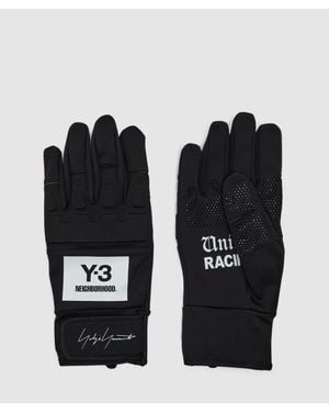 Y-3 X Neighborhood Racing Gloves - Black