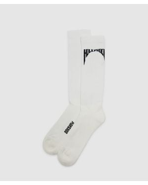 Rick Owens Hollywood Knee High Socks - White