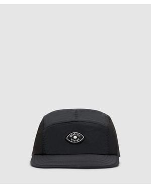 District Vision Performance Paneled Mesh Hat - Black