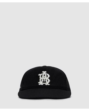 About Blank Monogram Cap /Ecru - Black