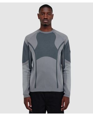 PUMA X San San Gear Long Sleeve Knit T-Shirt (Cool Mid - Grey
