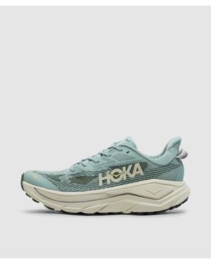 Hoka One One Challenger 8 Sneaker (Jade Truffle Salt - Green