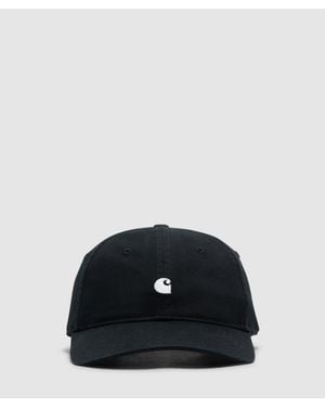 Carhartt Madison Logo Cap Wax - Black