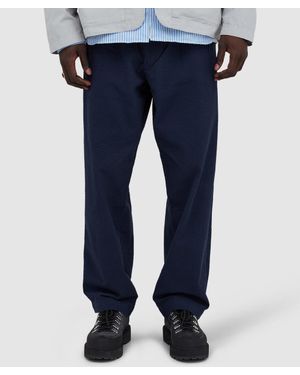Service Works Seersucker Part Timer Pant (Dark - Blue