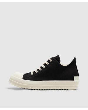 Rick Owens Porterville Low Trainer (/Milk/Milk - Black