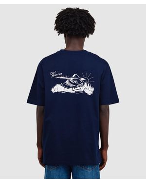 Cafe Mountain Legacy T-Shirt - Blue