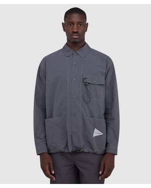 and wander Cordura Shirt Jacket - Blue