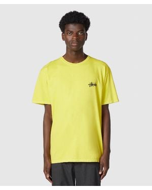 Stussy 8 Ball Pig Dyed T-shirt - Yellow