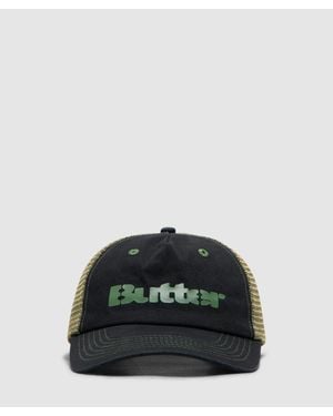Butter Goods Stencil Trucker Cap - Black