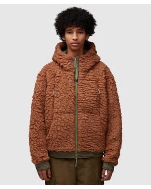 Roa Heavy Furry Jacket - Brown