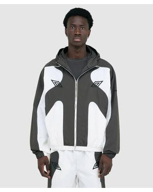 Umbro X Slam Jam Guarding Masked Tracksuit Jacket /Dark - White
