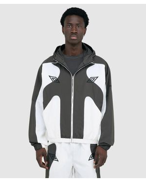 Umbro X Slam Jam Guarding Masked Tracksuit Jacket /Dark - White