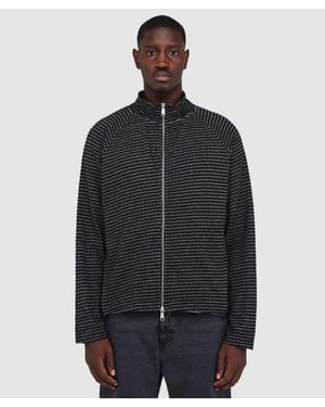 mfpen Leisure Zip Up Jacket Experienced Check - Blue