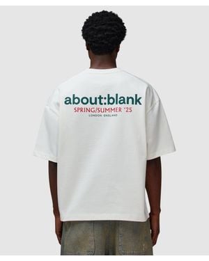 About Blank Tour T-Shirt (Oat - Gray
