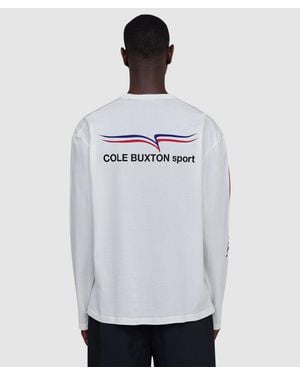 Cole Buxton Cb Sport Long Sleeve T-Shirt (Vintage - White