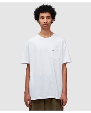 Noah Core Logo Pocket T-Shirt - White