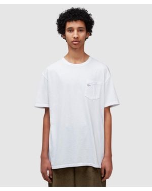 Noah Core Logo Pocket T-Shirt - White