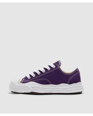 Maison Mihara Yasuhiro Peterson Canvas Trainers - Purple