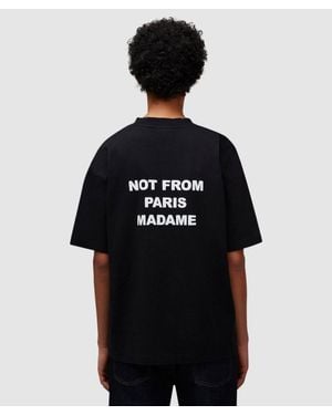 Drole de Monsieur Slogan T-Shirt - Black
