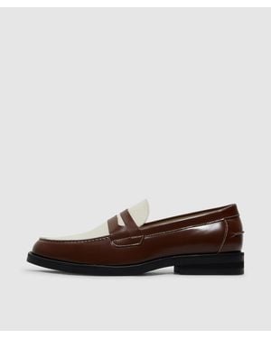 Duke & Dexter Wilde Penny Loafer (Chestnut - Brown