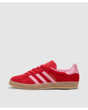 adidas Gazelle Indoor Trainer (Better Scarlet/Light/Gum4 - Red