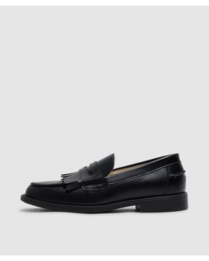 Duke & Dexter Wilde Fringe Penny Loafer ( - Black