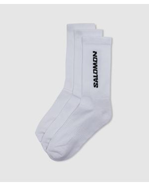 Salomon Lab Everyday Crew 3-Pack Sock - White