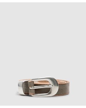 Our Legacy 2Cm Belt (Overcast Leather - Natural