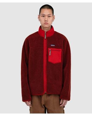 Patagonia Classic Retro-X Jacket (Dried Vanilla - Red