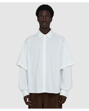 Estudio Niksen Button Up Layered Shirt - White