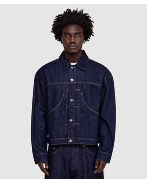 About Blank Denim Jacket (Raw - Blue