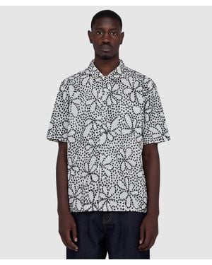 Universal Works Road Shirt (Ecru - Grey