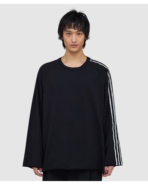 Y-3 Raw Edge Long Sleeve T-Shirt - Black