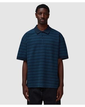 POLAR SKATE Surf Polo Shirt - Blue