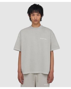 MKI Miyuki-Zoku Uniform T-Shirt (Pigment Cement - Grey