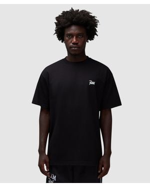 PATTA Script Logo T-Shirt - Black