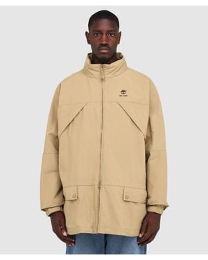 Timberland X Beams Nylon Zip Up Convertible Jacket (British Khaki - Natural