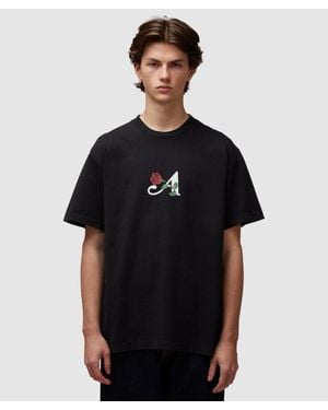 AWAKE NY Flower Classic T-Shirt (Washed - Black